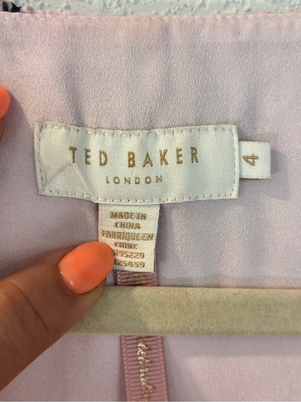 Ted Baker Blush Pink Floral Cold-Shoulder Tiered Dress -
(US Women’s 10 / Large) - Picture 5 of 5